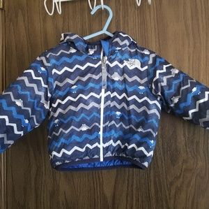 Reversible Boys North Face winter jacket
